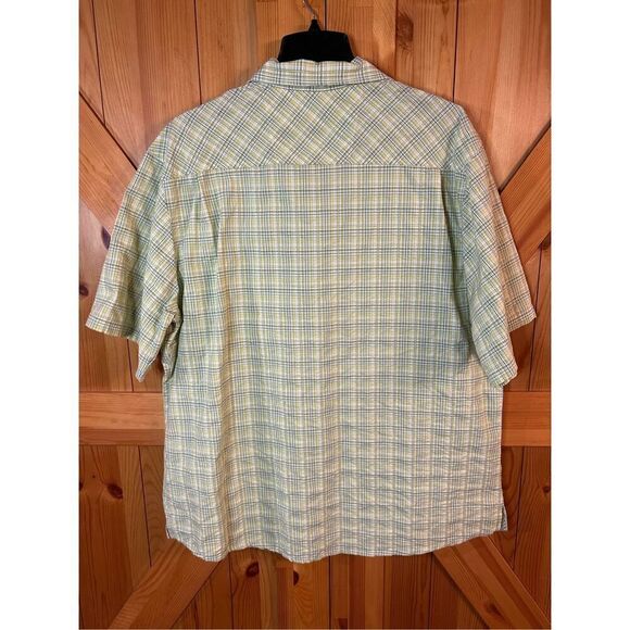 Cabela’s Cool Max Men’s Button Up Short Sleeve Green Shirt Size XL (3988) - Picture 6 of 6